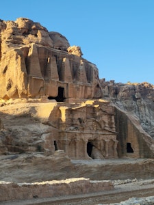 Nabatean architecture in Petra blending diverse cultural influences as a gesture of hospitality