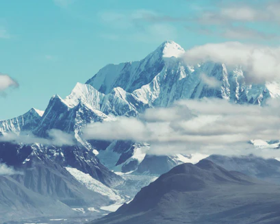 Up close view of Denali
