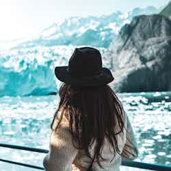Viewing Glacier from balcony