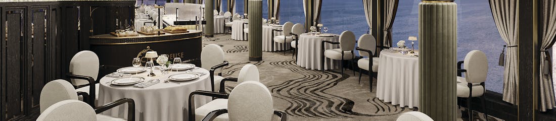 Chartreuse restaurant on board Regent's Grandeur