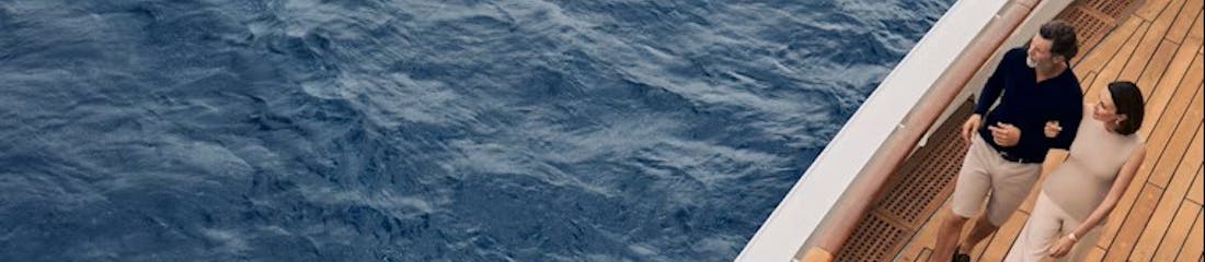 Couple out on the deck