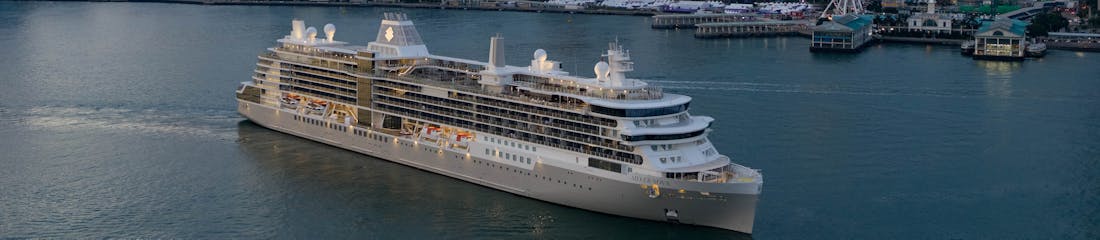 Silver Nova ship sailing near Hong Kong