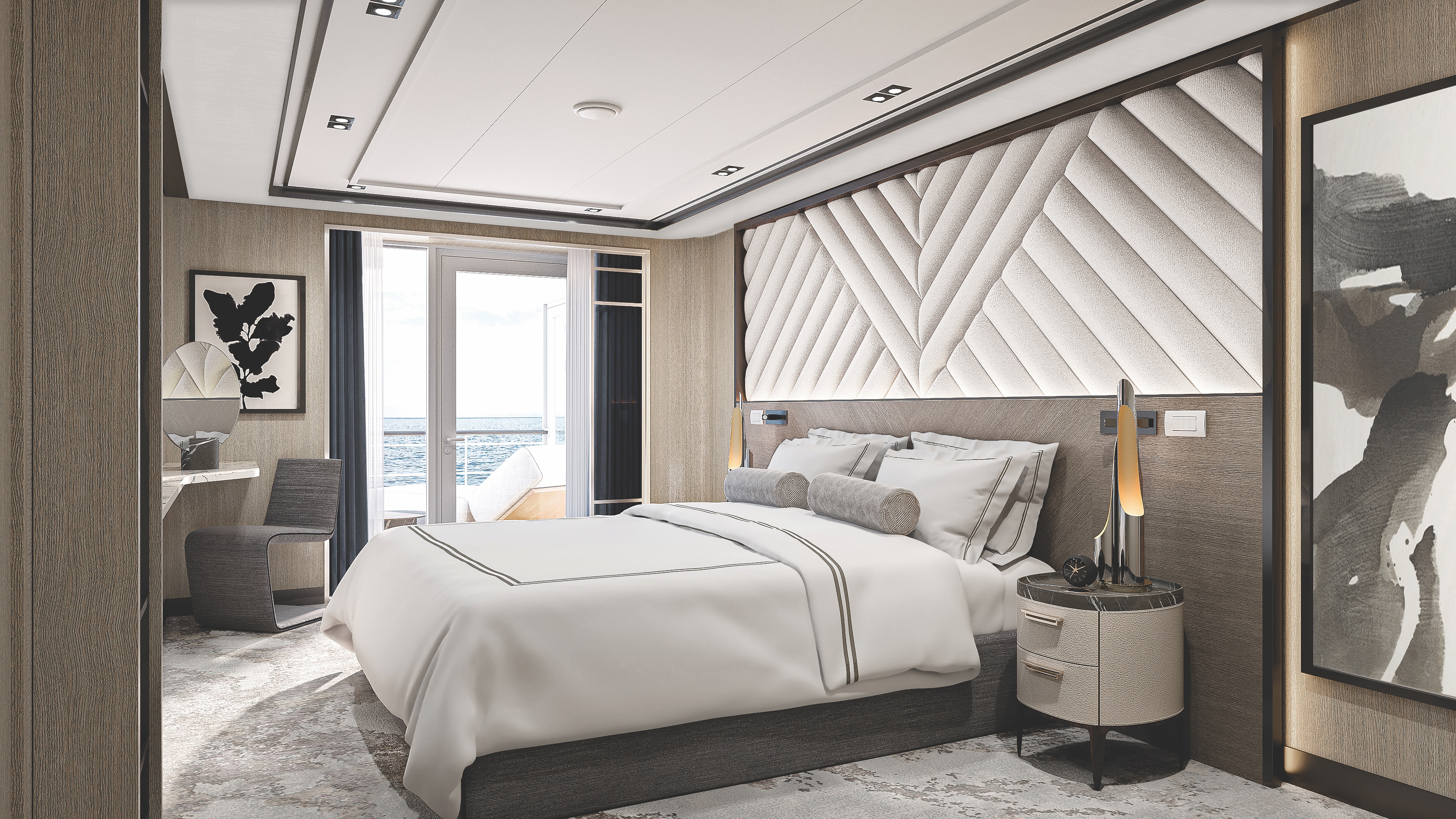 bedroom in suite on seven seas grandeur - regent