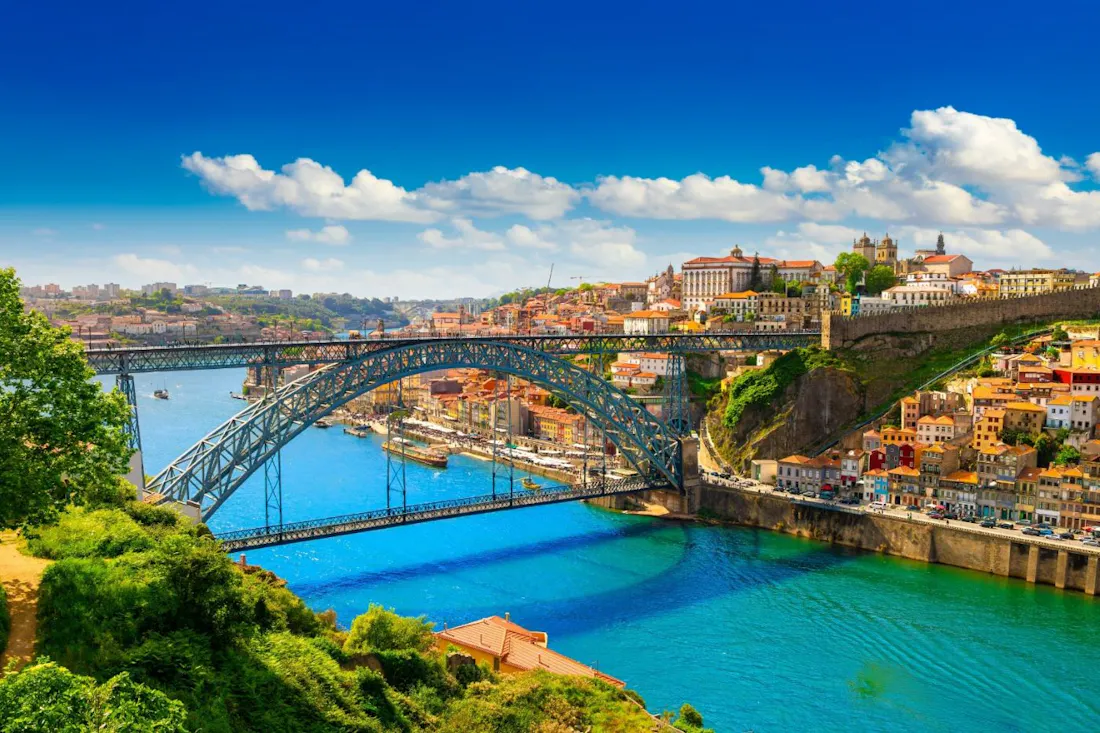 douro river in porto, portugal