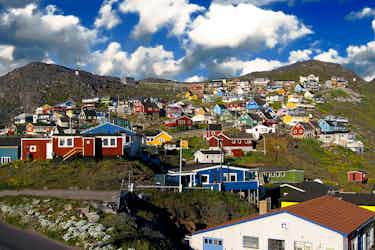 town of Qaqortoq, Greenland
