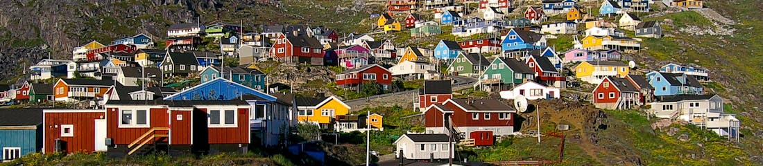 town of Qaqortoq, Greenland