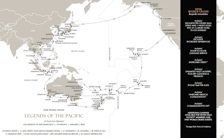 2028 World Cruise & 2027-2028 Legendary Journeys - CruiseInsider