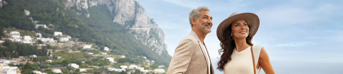 couple in capri - regent