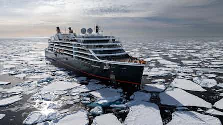 seabourn expedition ship in the arctic