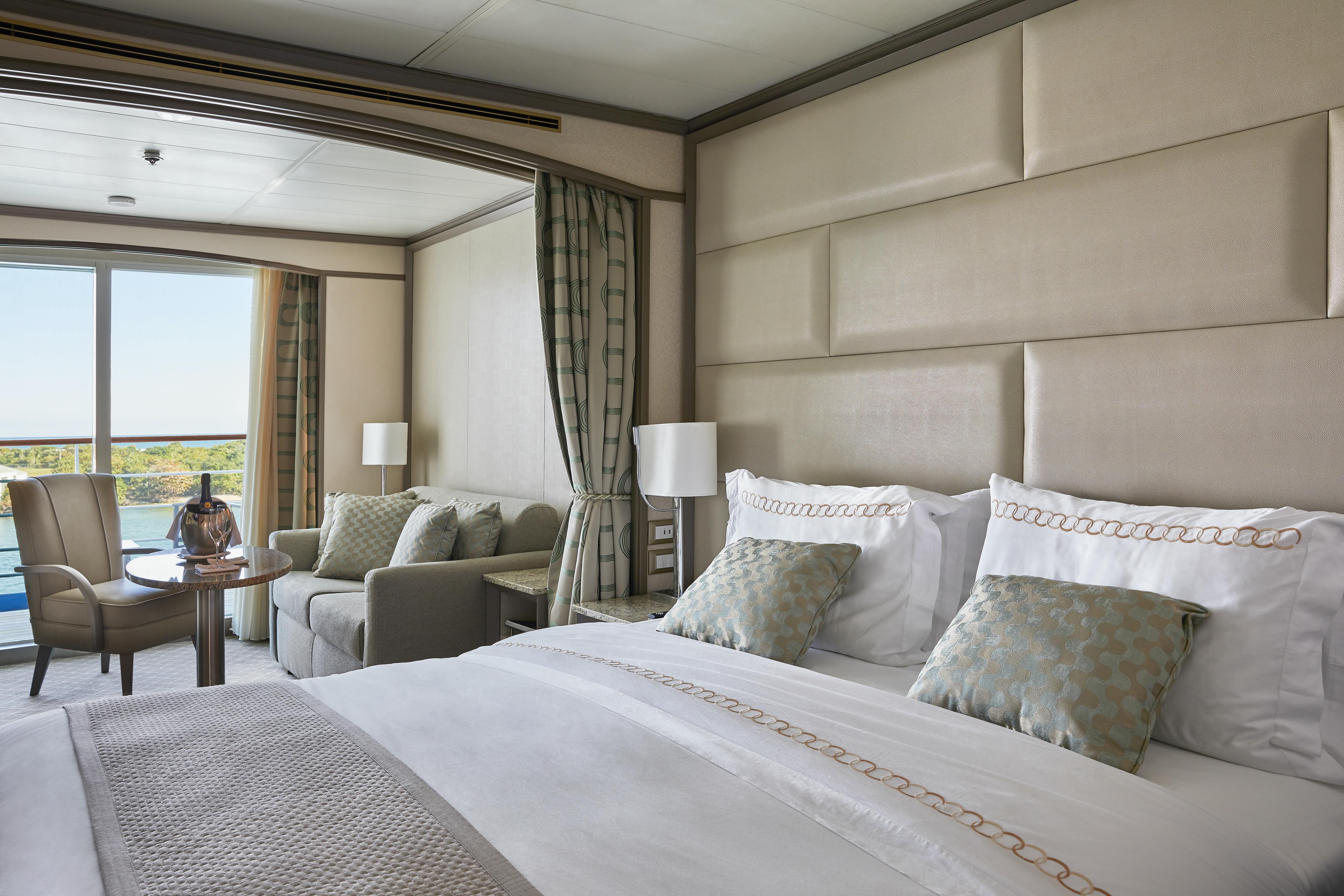 veranda suite on silversea silver shadow ship