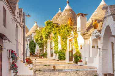 trulli houses in puglia, italy