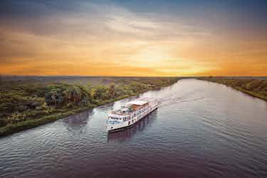 AmaMagdalena ship sailing the Magdalena River - Colombia