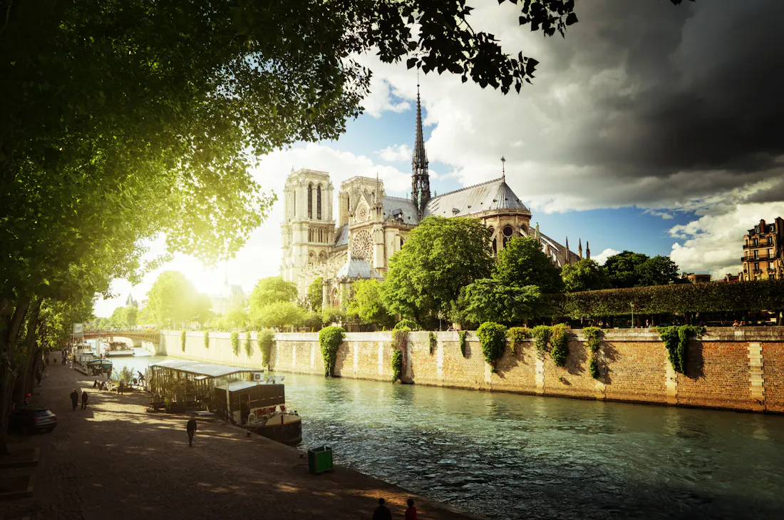 seine river in france