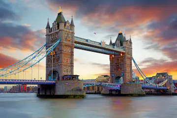 london - tower bridge - river thames