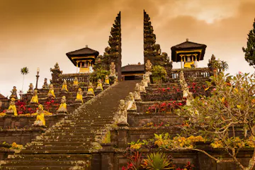 temple in bali, indonesia