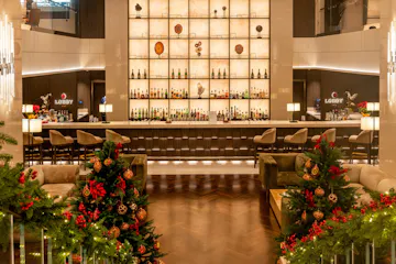 christmas decor onboard explora ship